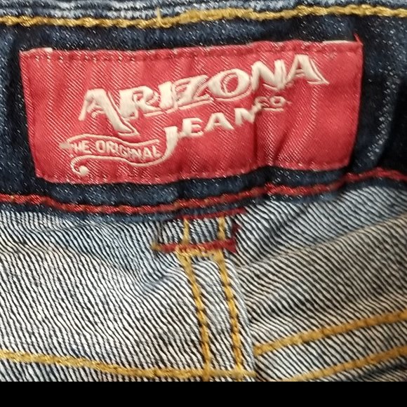 Arizona Jean Co. Girls Size 8 Reg Skinny Jeans - Picture 3 of 7